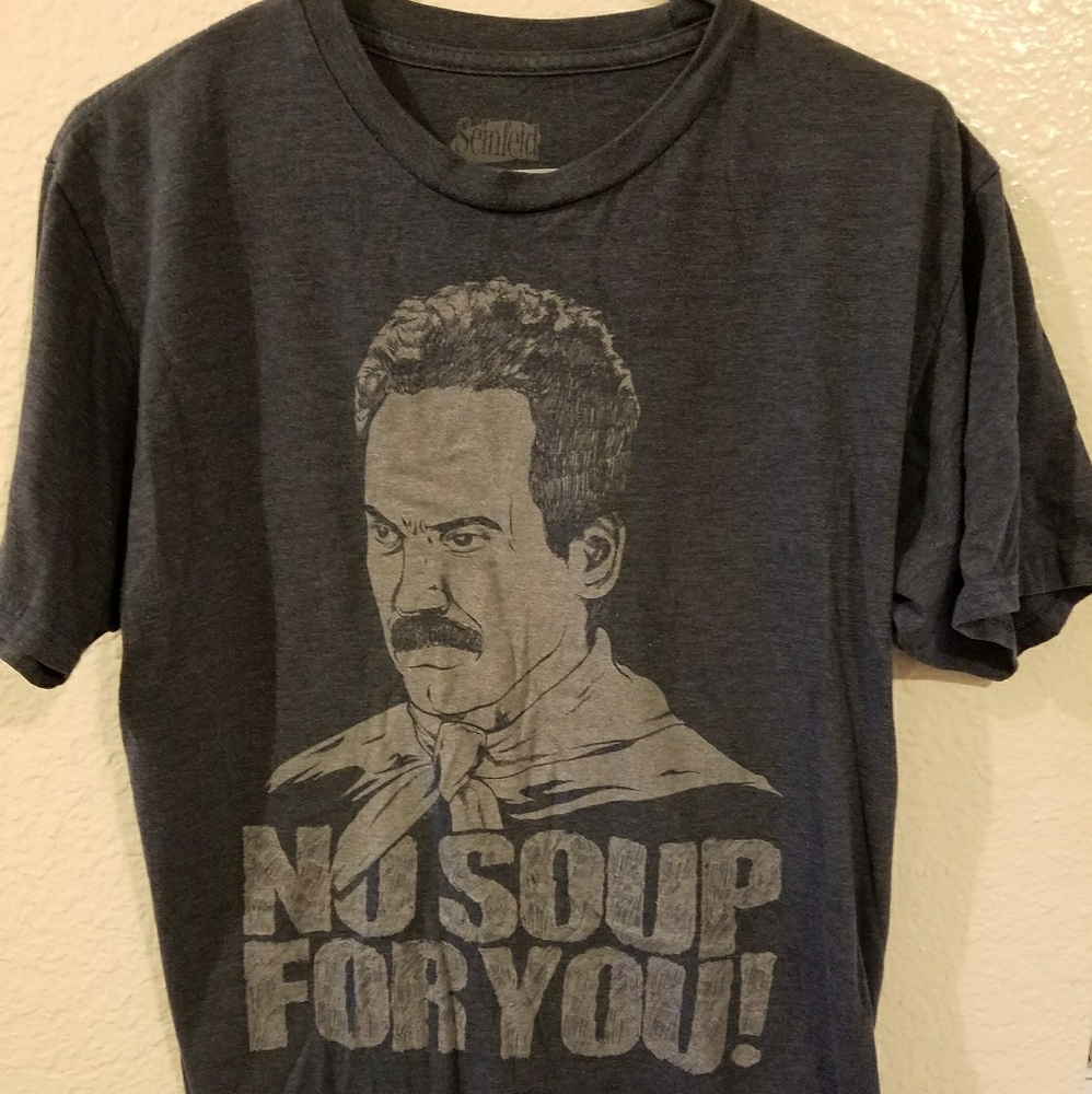 M No Soup For You tee